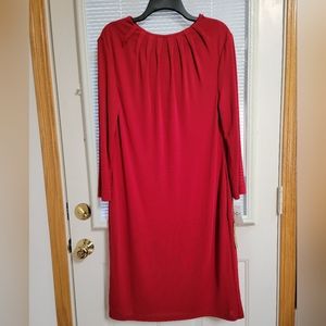 Essentials by A.B.S. Elegant Red Dress